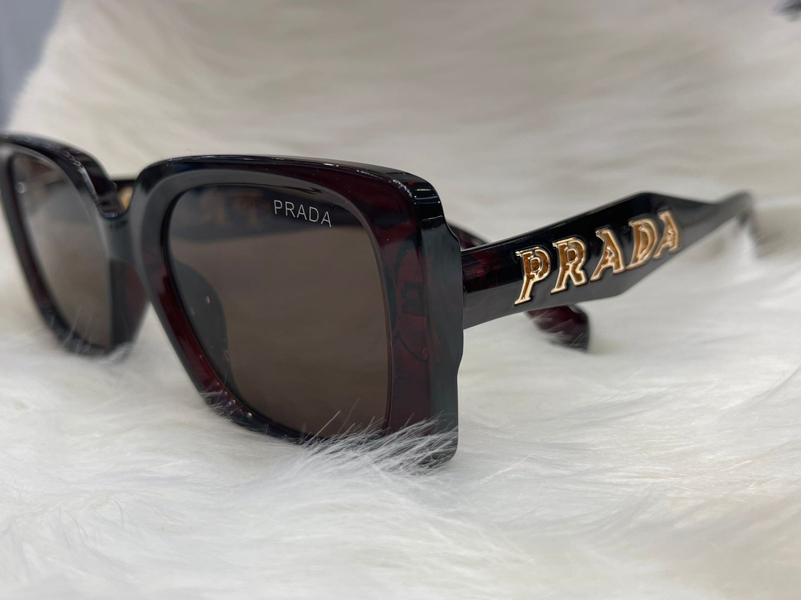 PRADA (New)Brand Deign moscot black&black colour UV400 hade Candy Colorunglae Vintage unglae unisex’ Retrounglae
